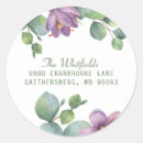 Search for round stickers return address labels Eucalyptus