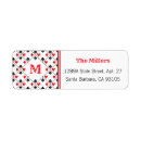 Search for playing cards return address labels Hearts