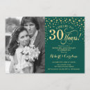 Search for emerald green wedding anniversary invitations Elegant