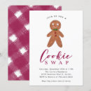 Search for gingerbread man christmas invitations Red