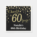 Search for black napkins Adult birthday party