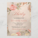 Search for gold 30th birthday invitations Thirtieth