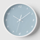 Search for blue and white clocks Minimalist