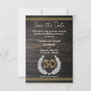 Search for rustic 50th anniversary invitations 50 years