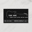 Search for music lessons business cards Strings