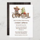 Search for cactus baby shower invitations Wild west