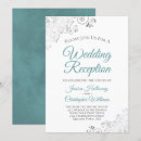 Search for teal and silver invitations Evening party