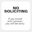 Search for no soliciting stickers Door