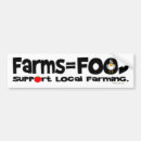 Search for no farms no food bumper stickers Farming