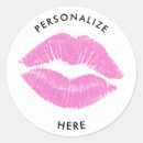 Search for pink lipstick stickers Salon