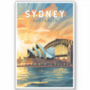Search for retro australia stickers Retro vintage travel