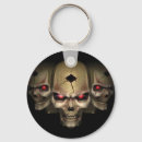 Search for red skull key rings Black