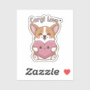 Search for cute welsh corgi stickers Animal