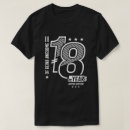 Search for 18th birthday tshirts 18 year old