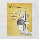 Search for fat lady postcards Opera