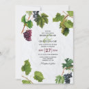 Search for grape wedding invitations Vineyard