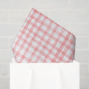 Search for red and white gingham tissue paper Plaid