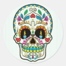 Search for sugar skull stickers Black