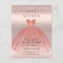 Search for unique sweet 16 invitations Gold