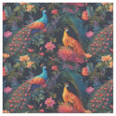 Search for peacock fabric Flowers