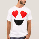 Search for heart eyes emoji tshirts Face