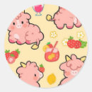 Search for kawaii cow stickers Strawberry