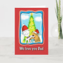 Search for cartoon father christmas cards Dad