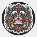 Search for love tattoo stickers Gothic