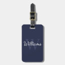 Search for navy blue luggage tags Initial