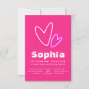 Search for neon pink invitations 80s