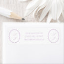 Search for purple monogram return address labels Classic