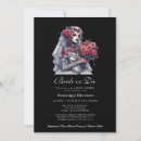 Search for goth bridal shower invitations Bride or die