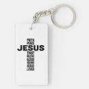 Search for peace rectangular key rings Religious