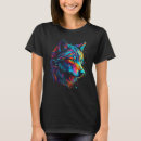 Search for wolf womens tshirts Wildlife