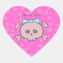 Search for pink skull stickers Hearts