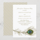 Search for peacock engagement party invitations Elegant
