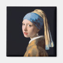 Search for famous paintings magnets Johannes vermeer