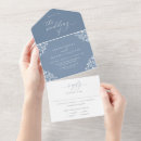 Search for steel blue wedding invitations Classic