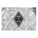 Search for black and silver pillowcases Abstract