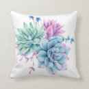 Search for succulent cushions Watercolor flowers