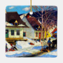 Search for street in the snow christmas tree decorations Canada
