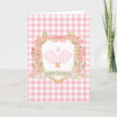 Search for pink gingham cards Grandmillennial