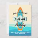 Search for surf board birthday invitations Surfing