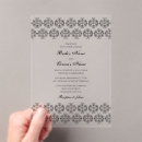 Search for black white damask wedding invitations Simple