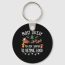 Search for ask round key rings Santa