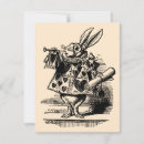 Search for fantasy 4x5 invitations Alice in wonderland