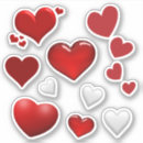 Search for glossy hearts stickers Modern