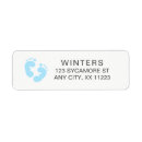 Search for feet return address labels Blue