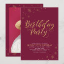 Search for elegant 55th birthday invitations Gold