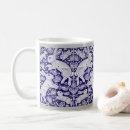 Search for blue paisley pattern mugs Blue and white